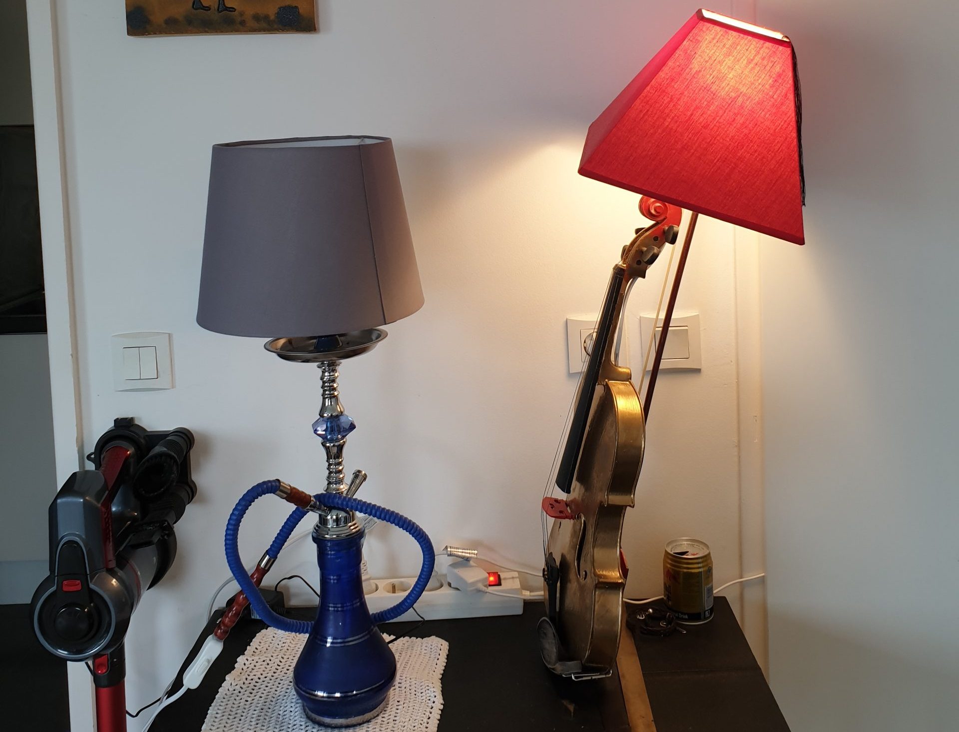 Read more about the article Our first lamp creation, from a Hookah and a Violent